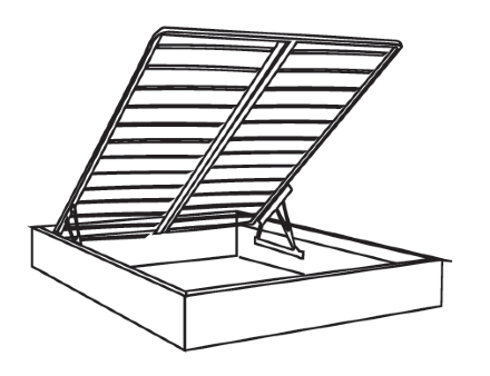 Кровать 2-х спальная (1,4 м) с подъемным механизмом Венеция  ВНКР140-1[3]