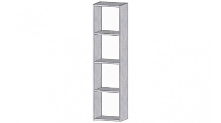 Секция открытая Даллас, Цемент светлый 