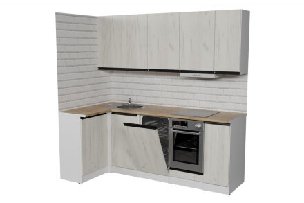 Кухонный гарнитур Амели прайм 400, 110х200 см 