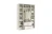 Шкаф 4-х створчатый Фиеста New, Дуб крафт белый / Графит 