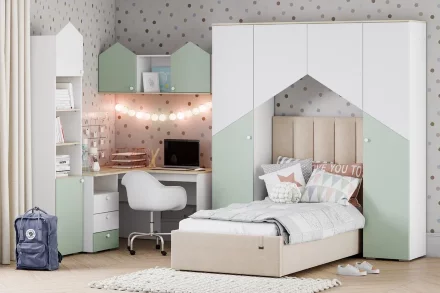 Модульная детская Банни, макарун 