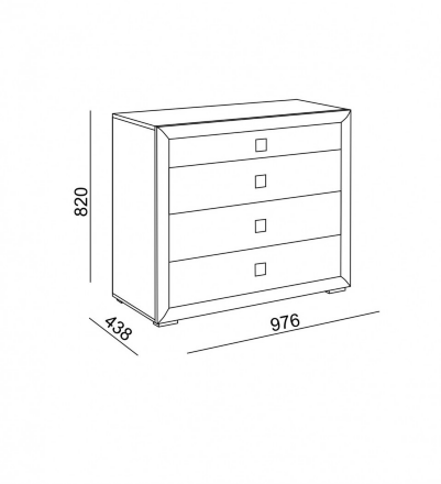 Комод малый Глэдис 