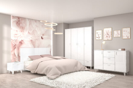 Модульная спальня ЭГО, бетон 2 